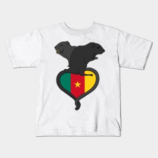 Gerbil Cameroon (dark) Kids T-Shirt